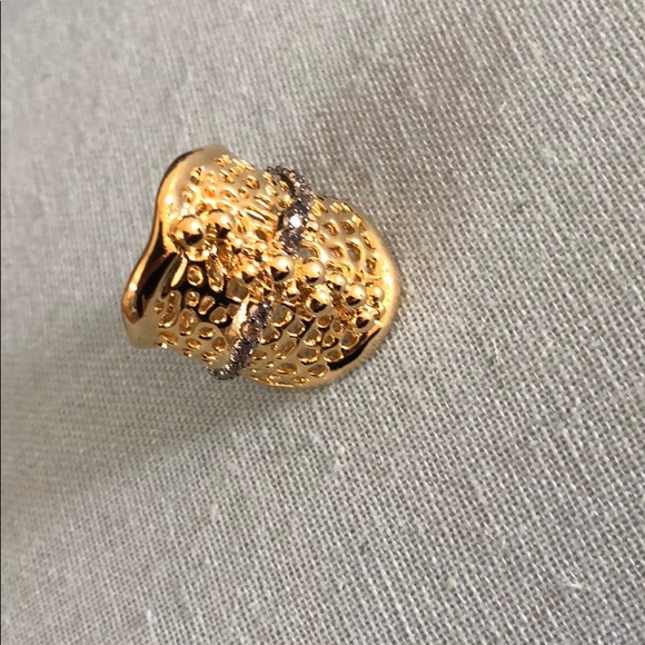 SALE🔥Coral Reef 14k Gold & precious stones ring - Picture 4 of 8